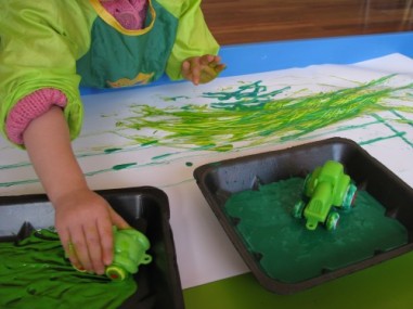 Painting-with-green-paint-500x375